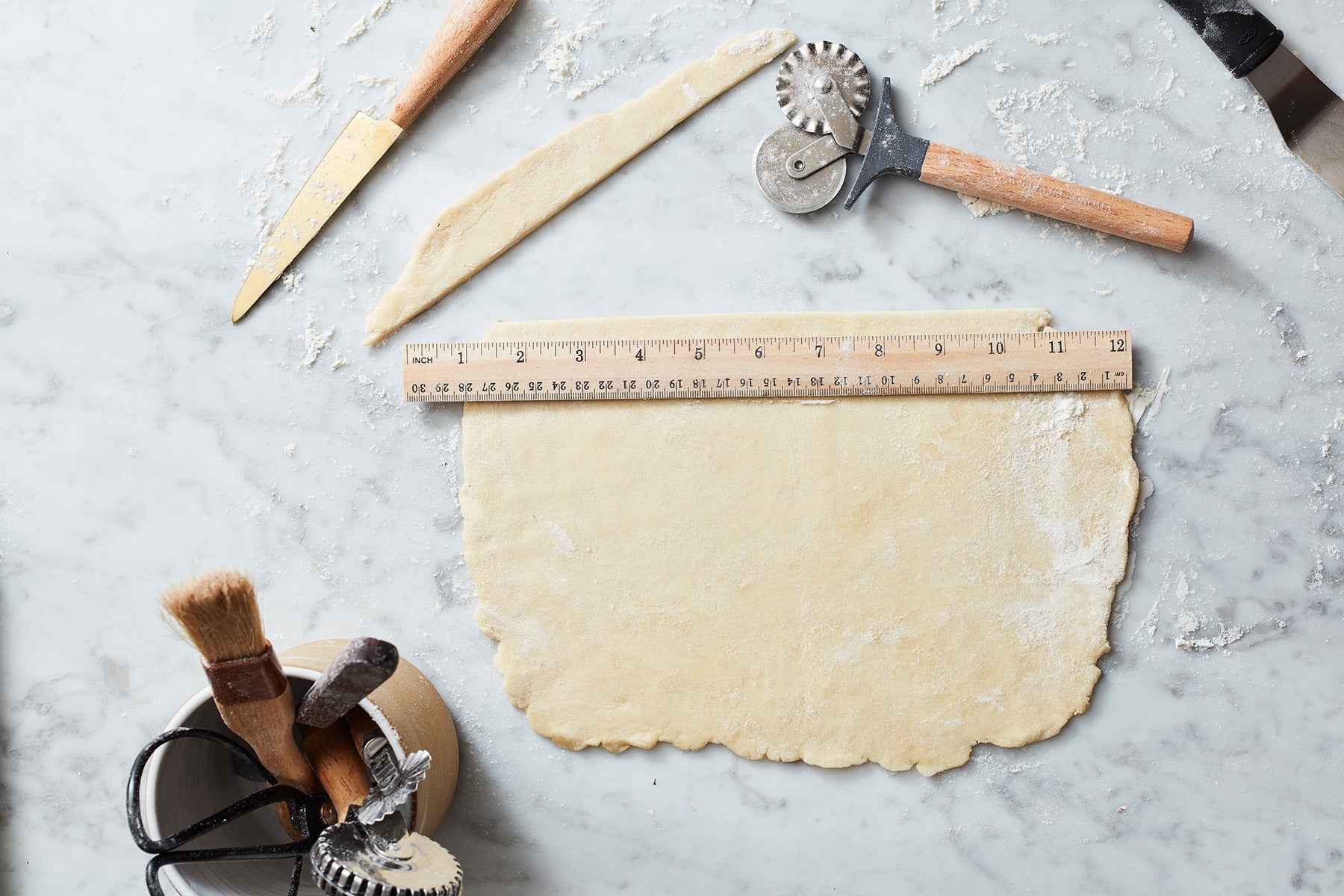 Fancy pie crust via @kingarthurflour