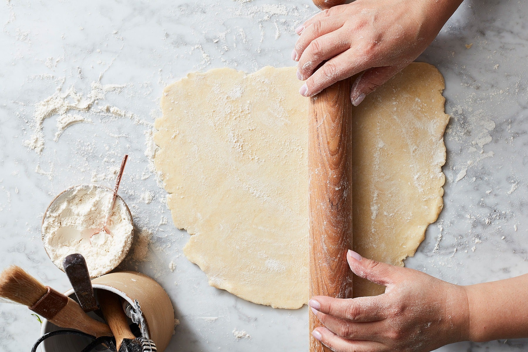 Fancy pie crust via @kingarthurflour