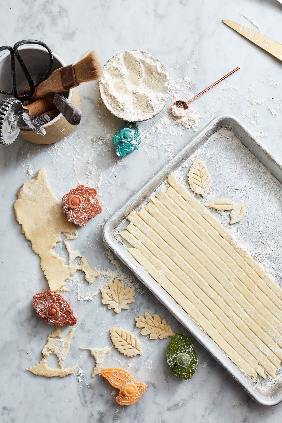 Fancy pie crust via @kingarthurflour