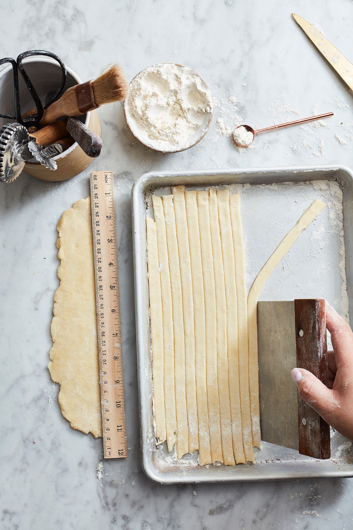 Fancy pie crust via @kingarthurflour