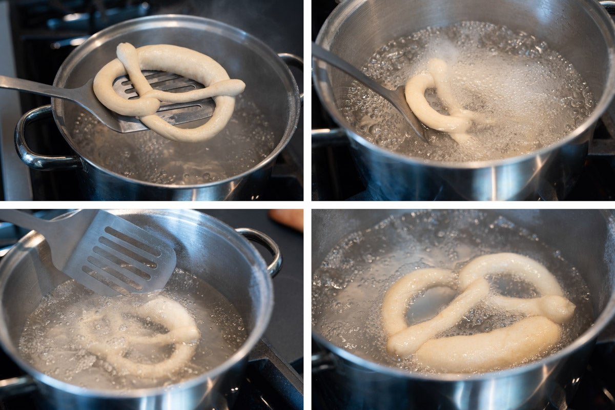 Making pretzels at home