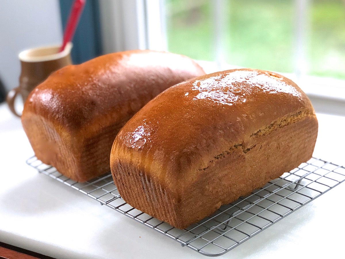 Whole wheat and gluten-free bread made with tangzhong @kingarthurflour