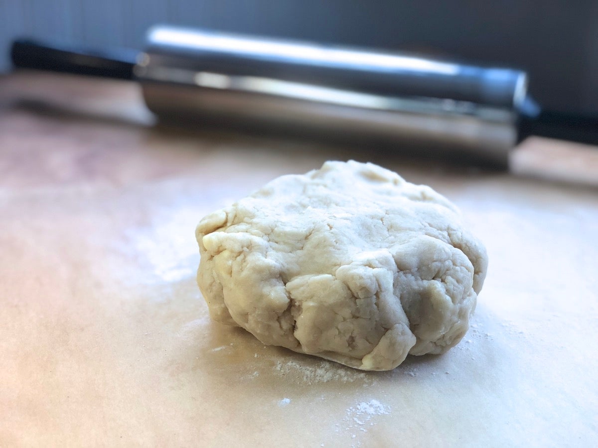 Special apple pie via @kingarthurflour