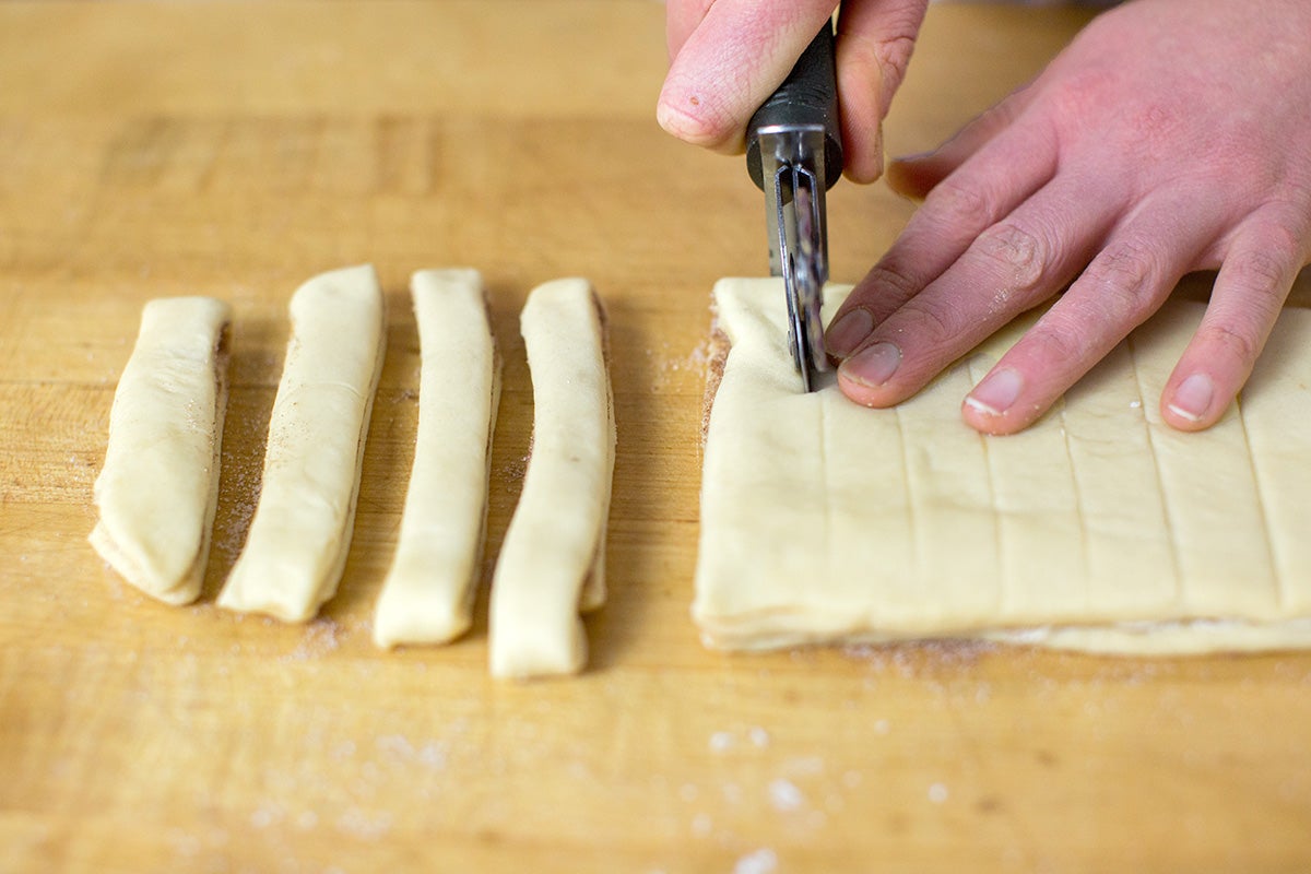 Making cinnamon rolls at home via @kingarthurflour