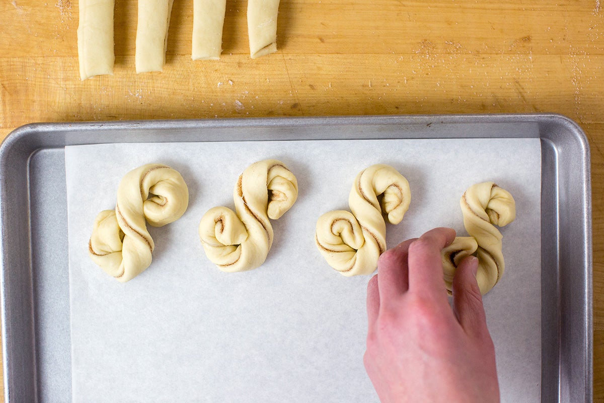 Making cinnamon rolls at home via @kingarthurflour