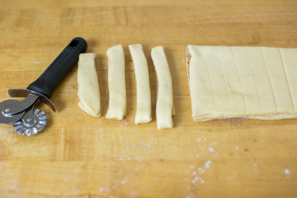 Making cinnamon rolls at home via @kingarthurflour