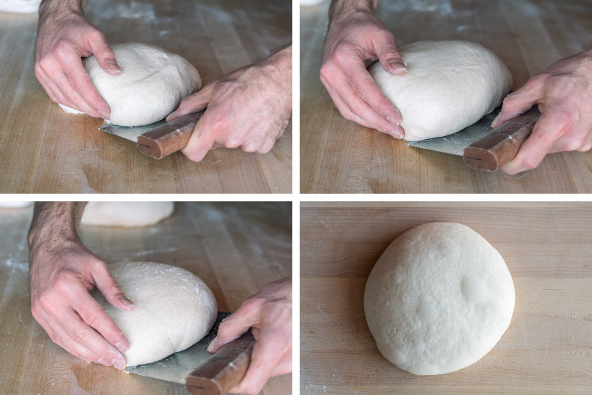 Preshaping Bread Dough via @kingarthurflour