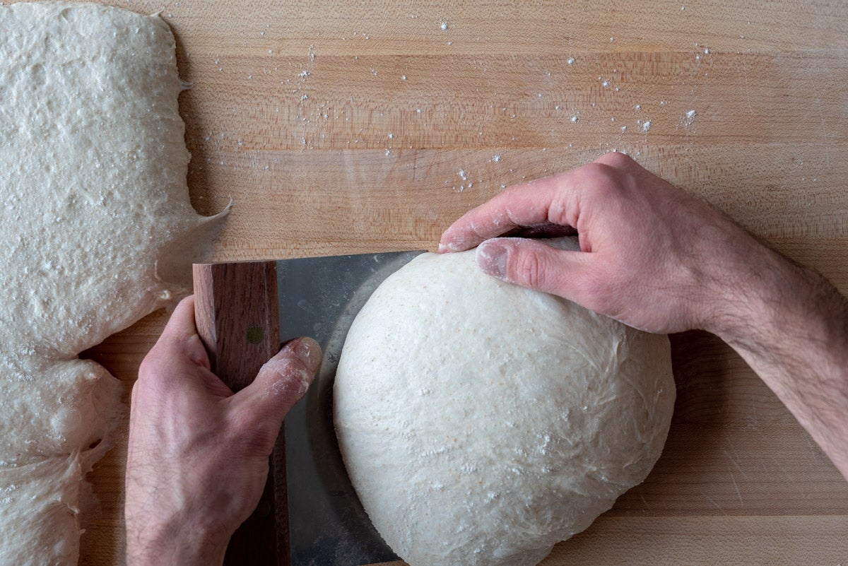 Preshaping Bread Dough via @kingarthurflour