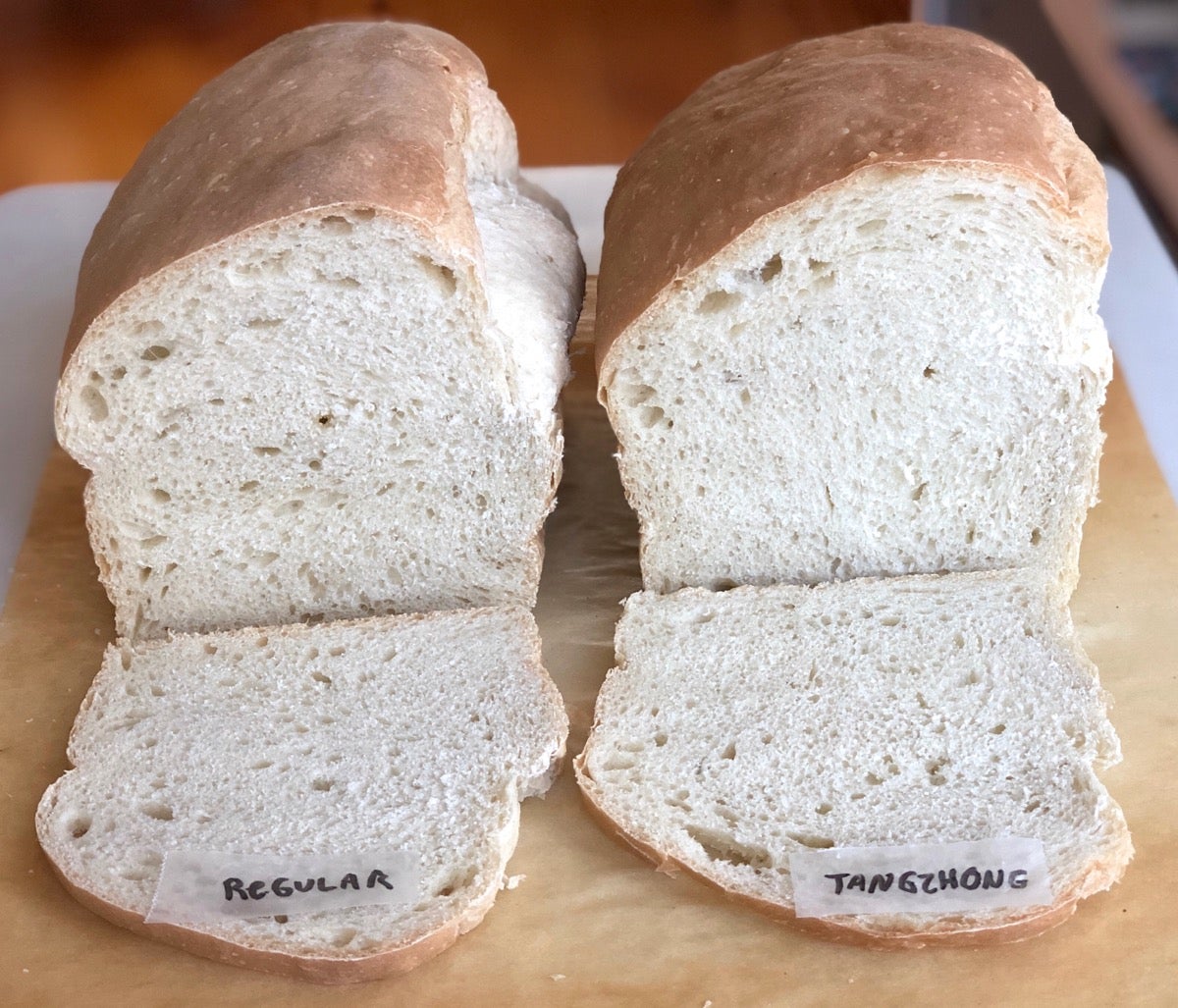 Tangzhong in sourdough via @kingarthurflour