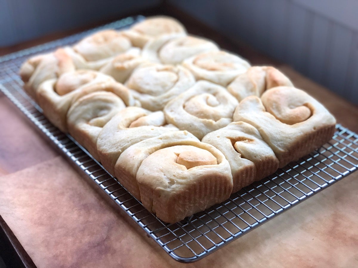 Tangzhong in sourdough via @kingarthurflour