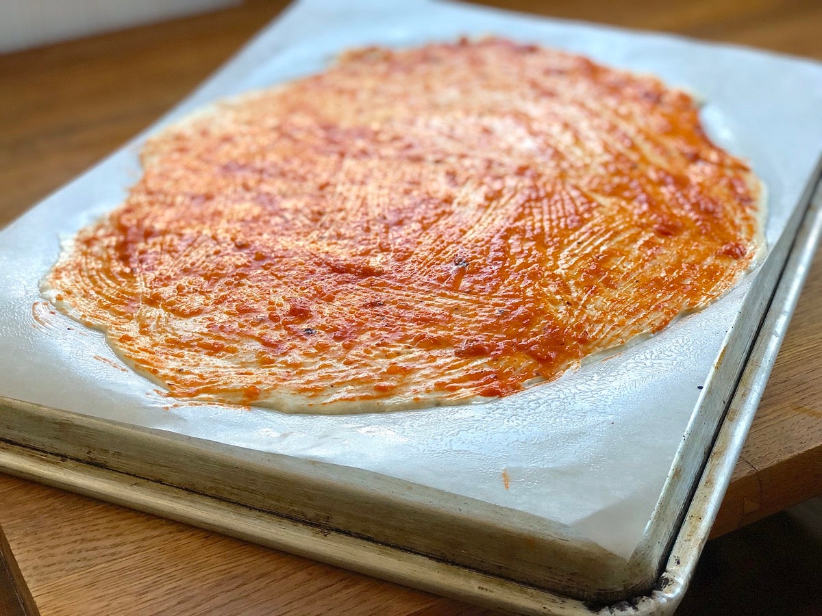 The best thin-crust pizza via @kingarthurflour