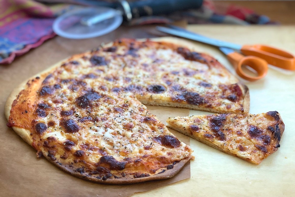 The best thin-crust pizza via @kingarthurflour