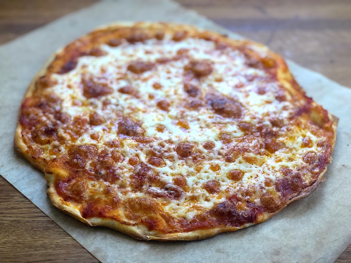 The best thin-crust pizza via @kingarthurflour