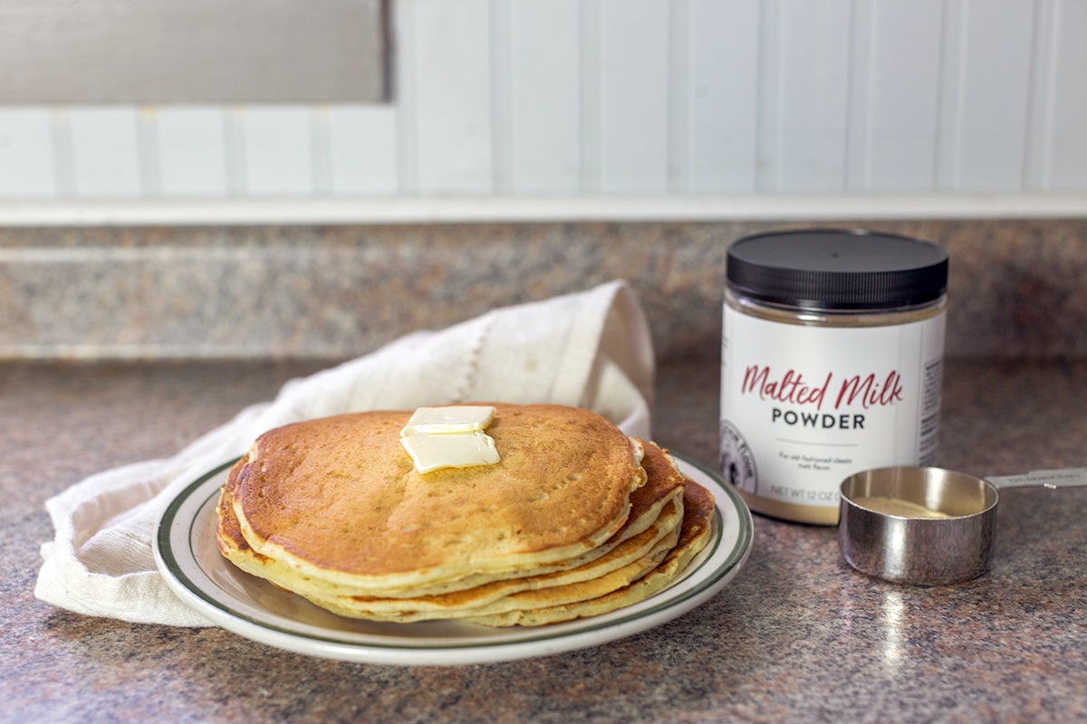 How to make diner pancakes via @kingarthurflour