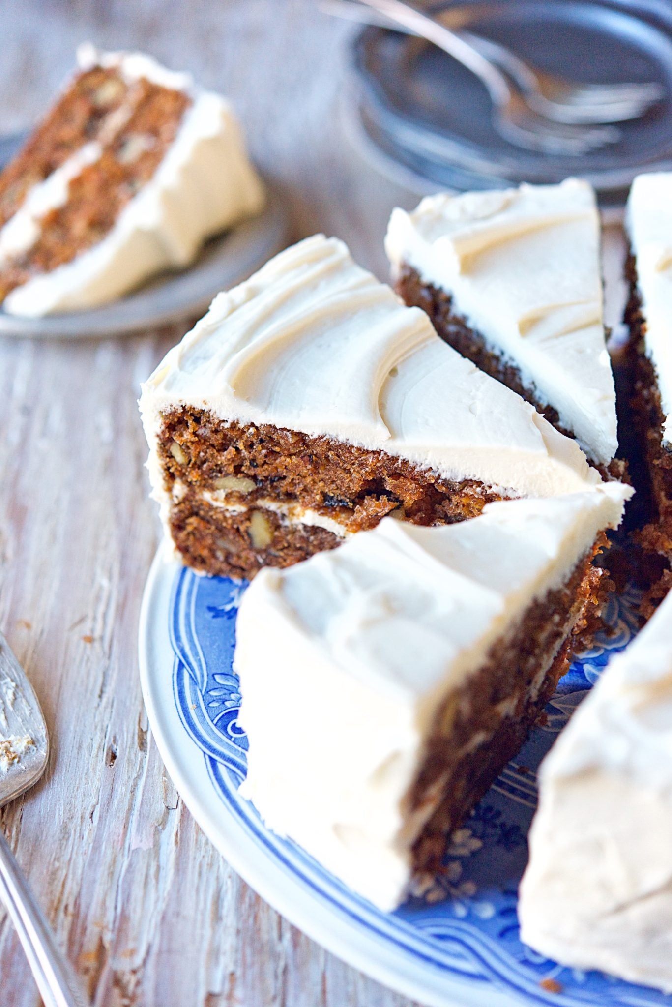 Carrot cake via @kingarthurflour