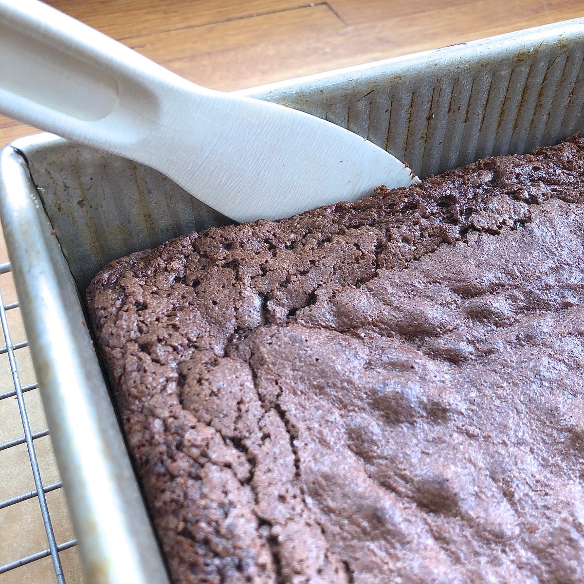 Almond Flour Brownies via @kingarthurflour