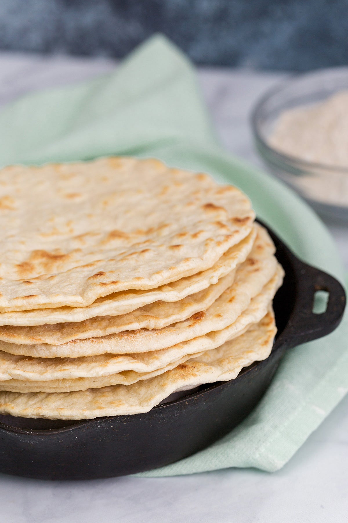 How to make tortillas from scratch via @kingarthurflour