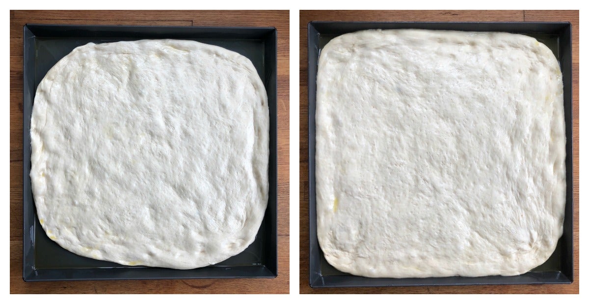 A pair of pan pizza recipes via @kingarthurflour