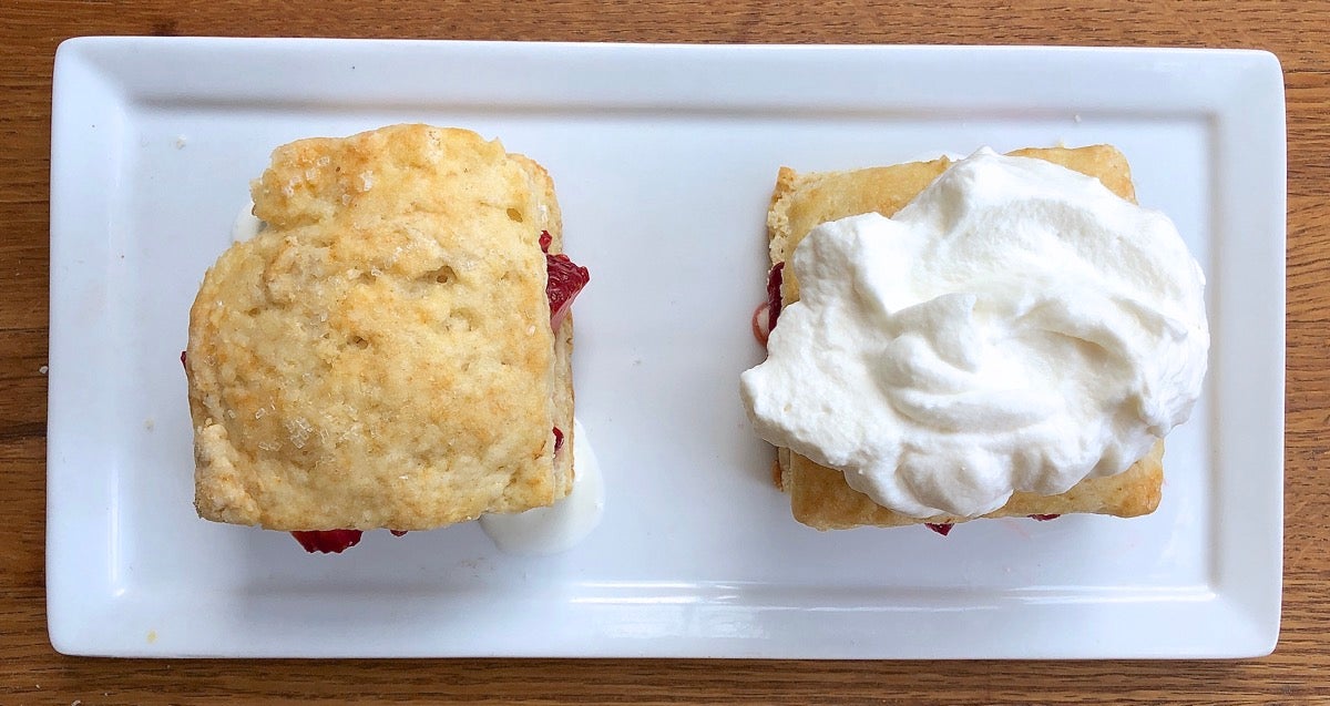 How to build great strawberry shortcake via @kingarthurflour