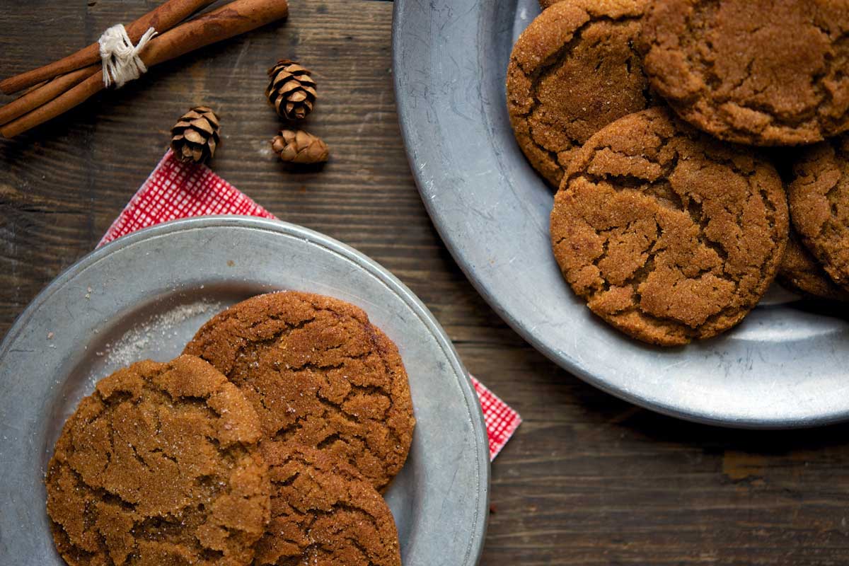 Plates of Gingersnaps