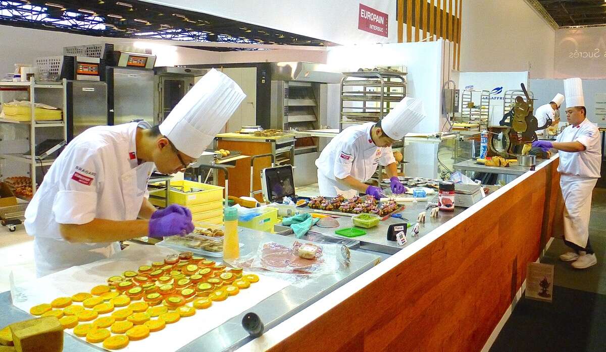 Bakers at work during the Coupe