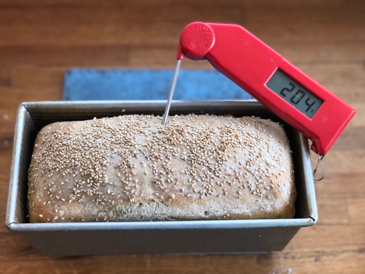 Basic Sourdough Pan Loaf – Baked