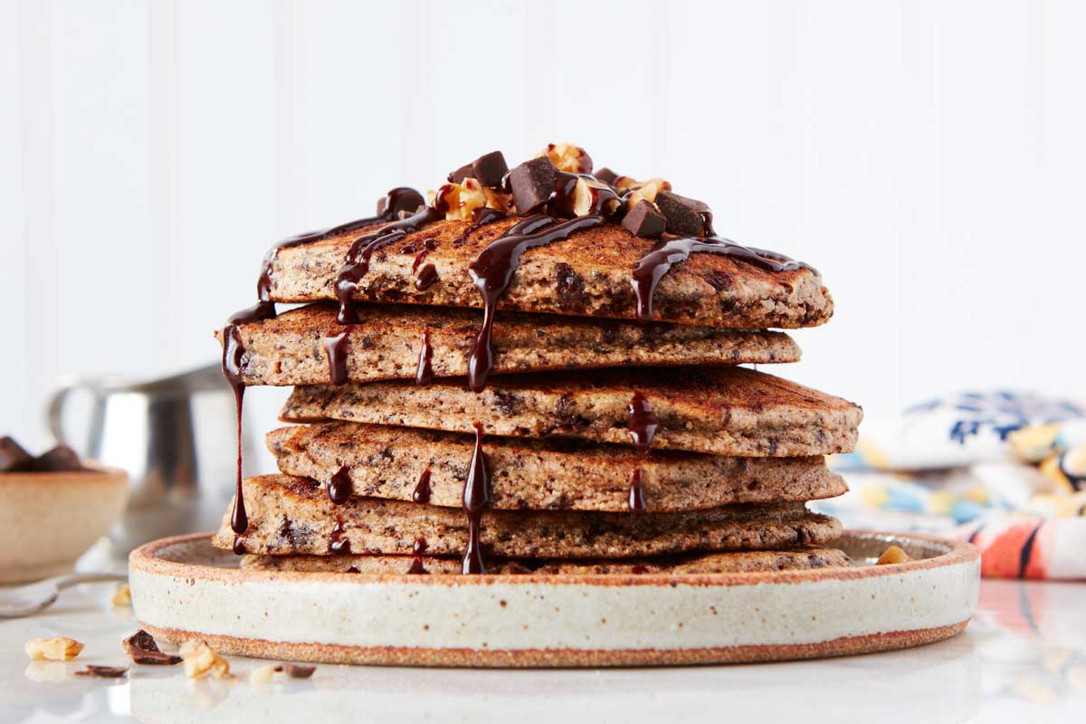Chocolate paleo pancakes