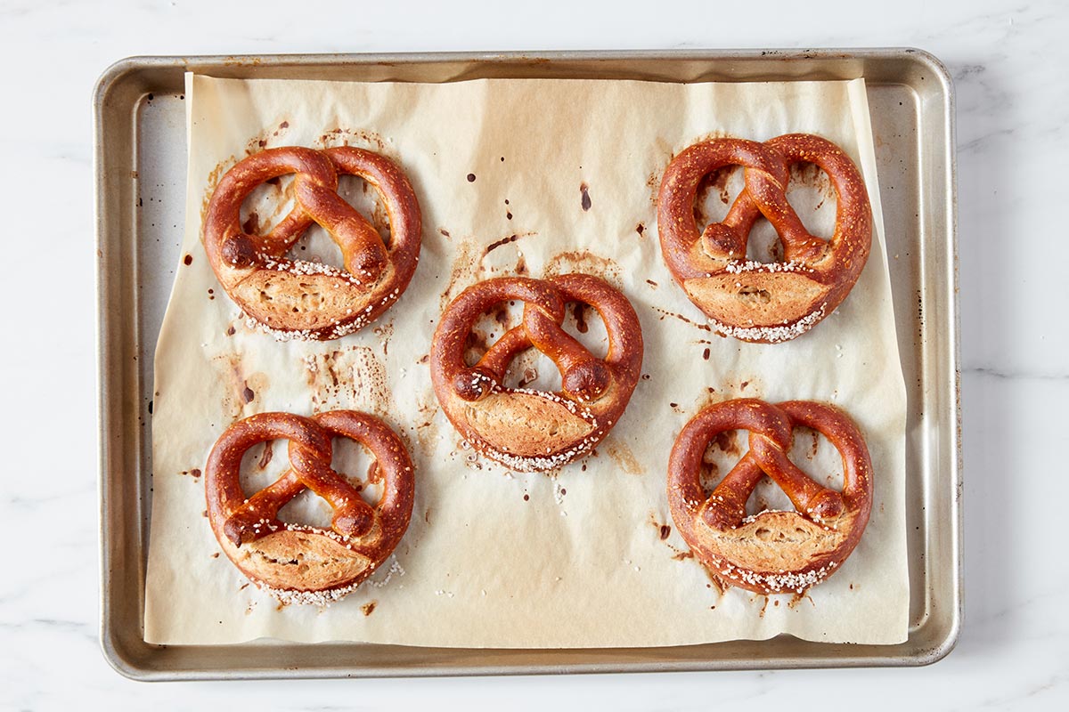 Baked pretzels