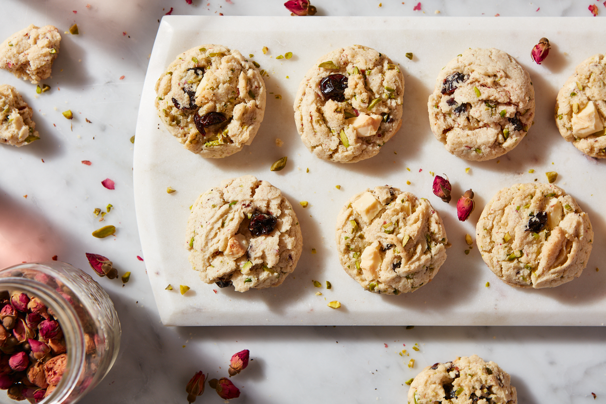 Rose-Pistachio Cookies