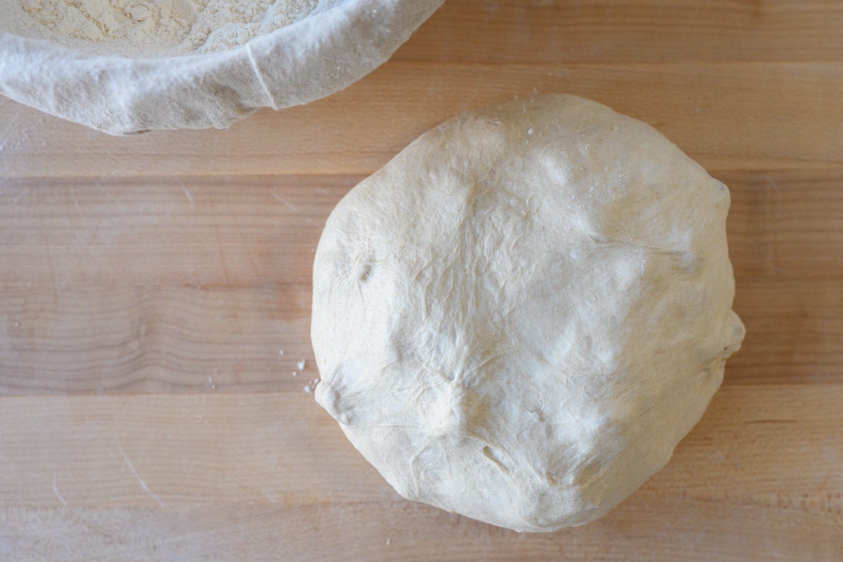 Shaped fig and walnut sourdough