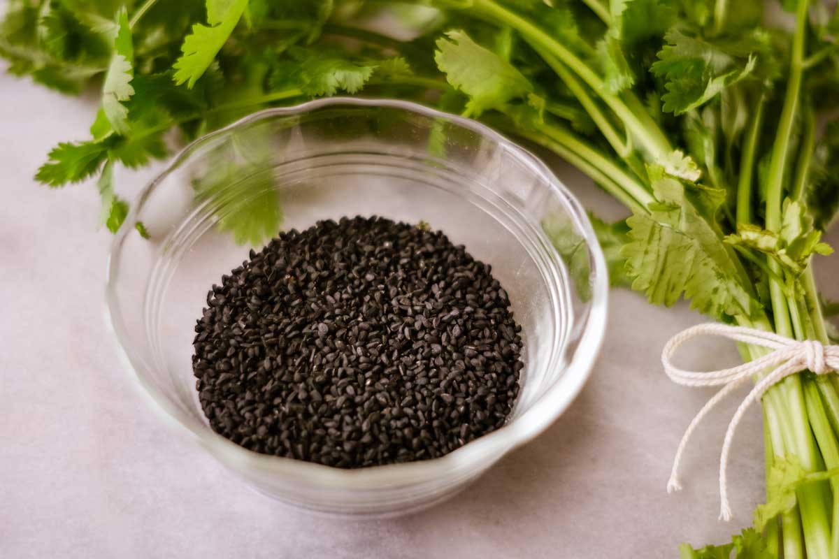 Bowl of poppy seeds