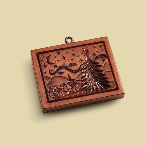 Starry Christmas Tree Springerle Mold