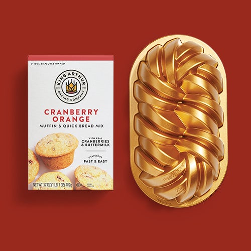 Cranberry-Orange Quick Bread and Braided Loaf Pan Set