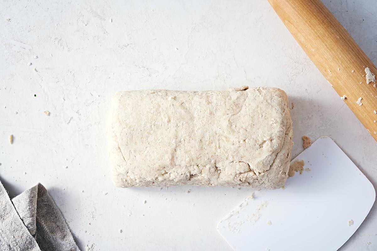 Rye puff pastry dough