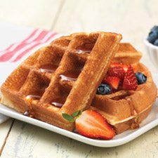 Gluten-Free Belgian Waffles made with baking mix-image
