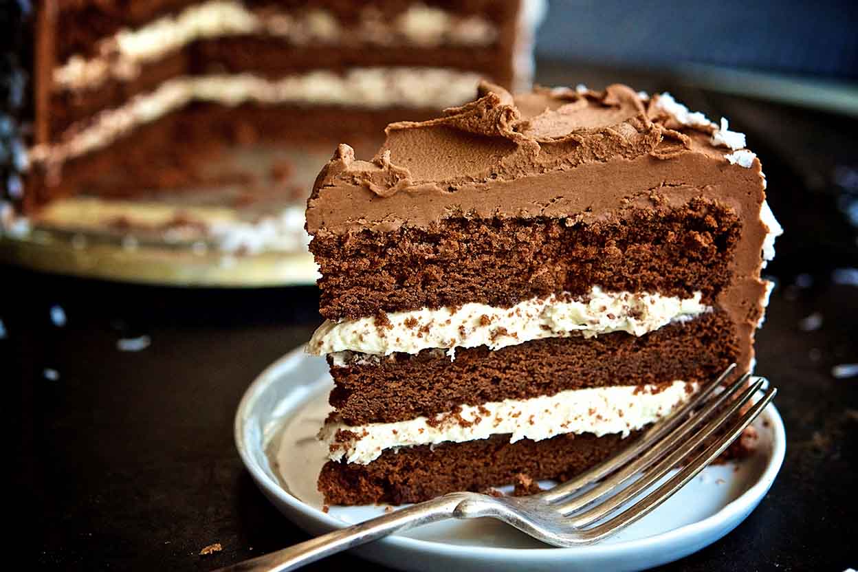 Triple Layer Chocolate Fudge Ice Cream Cake. - Half Baked Harvest