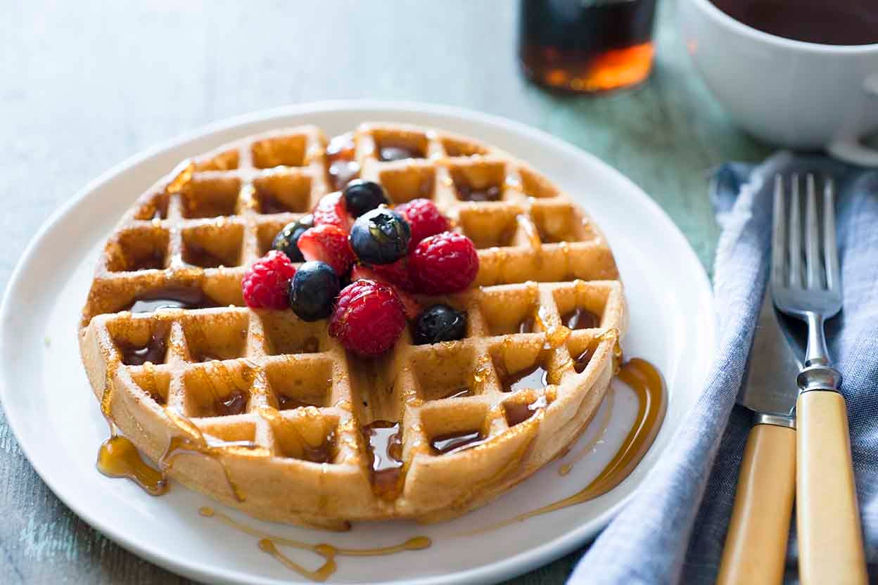 Whole Wheat Waffles Recipe | King Arthur Baking