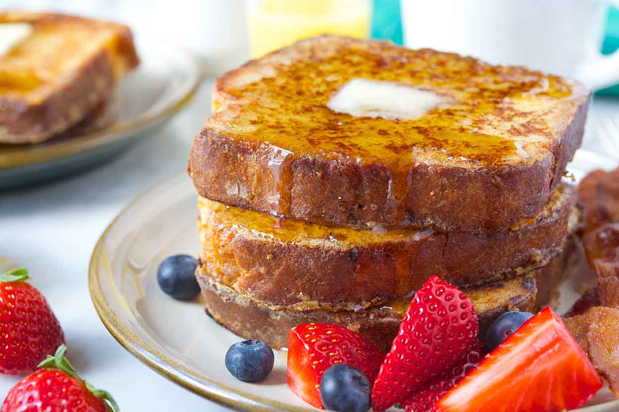 The Best French Toast Recipe (Brioche French Toast) - Dessert for Two