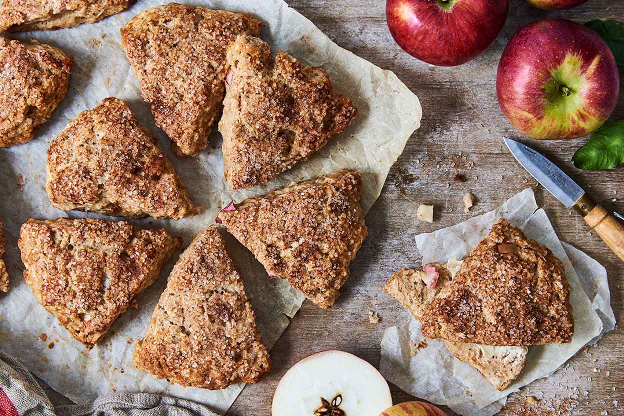 Fresh Apple Cinnamon Scones