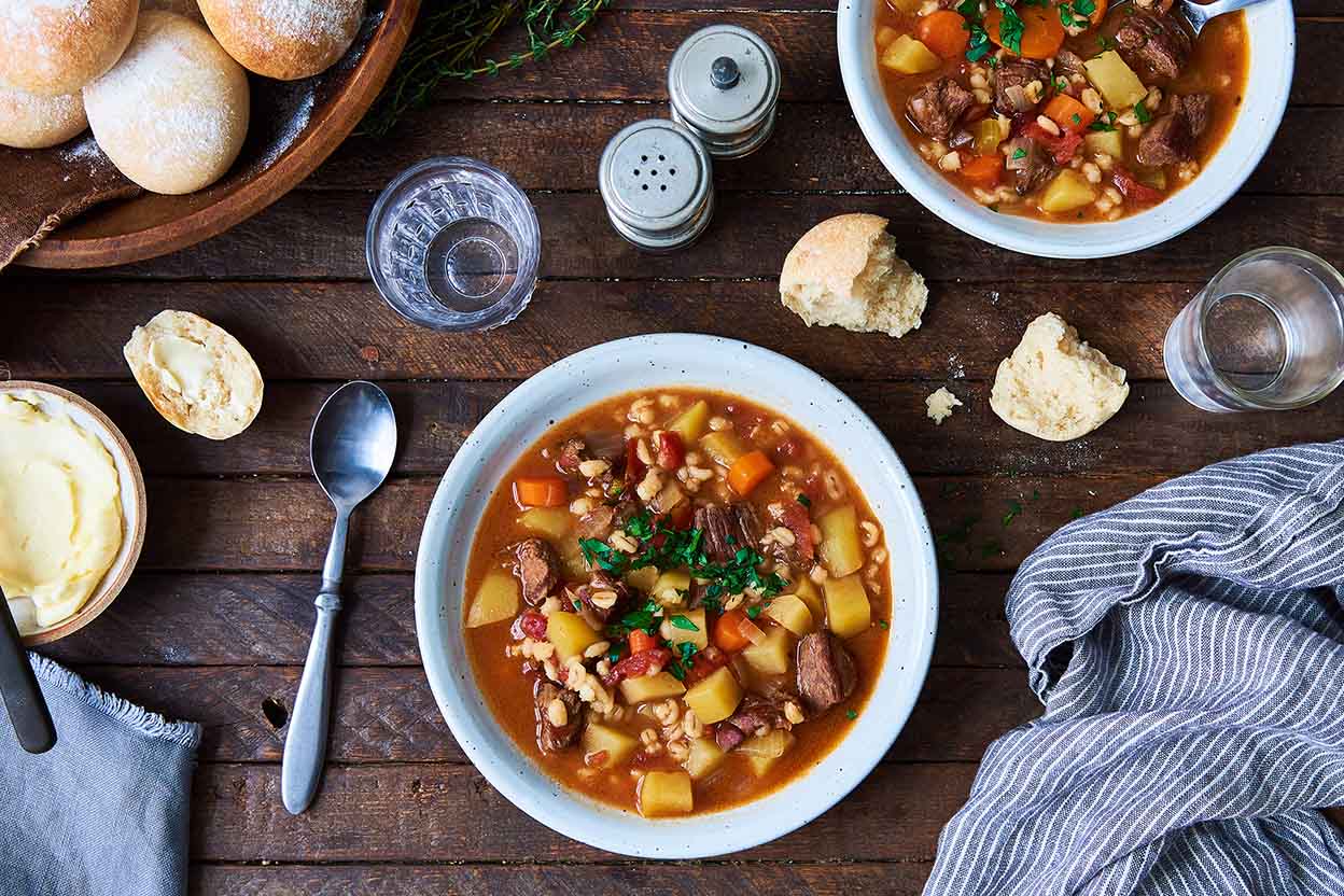 Beef Barley Soup - The Almond Eater