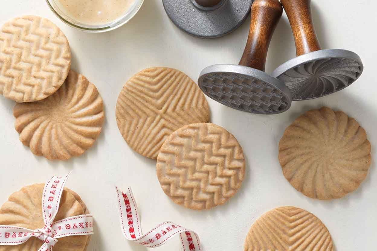 Almond Stamped Cookies - Nordic Ware