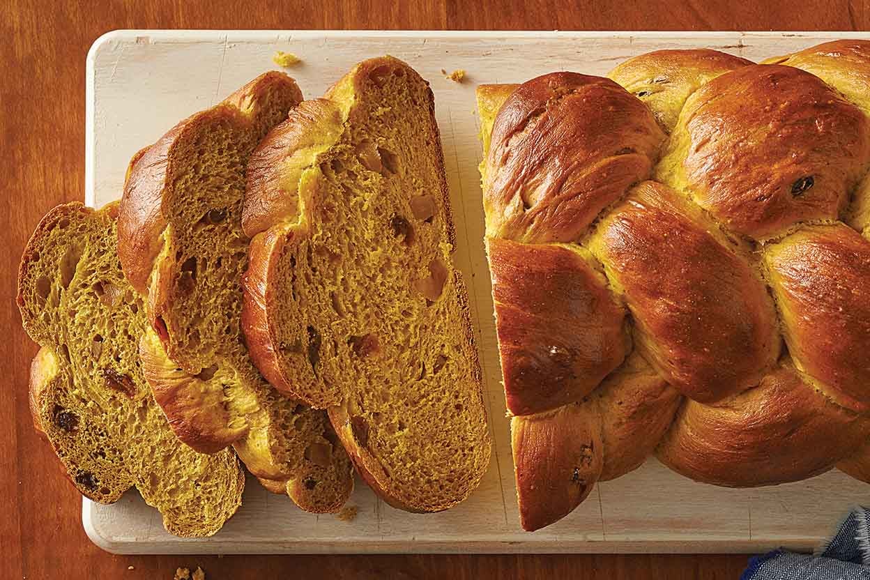 Experimenting with dough enhancer and Pumpkin Pie Brioche - Bread Experience