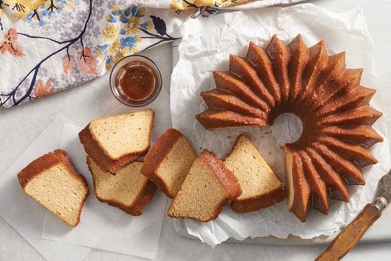 Maple Pound Cake with Maple-Rum Glaze-image
