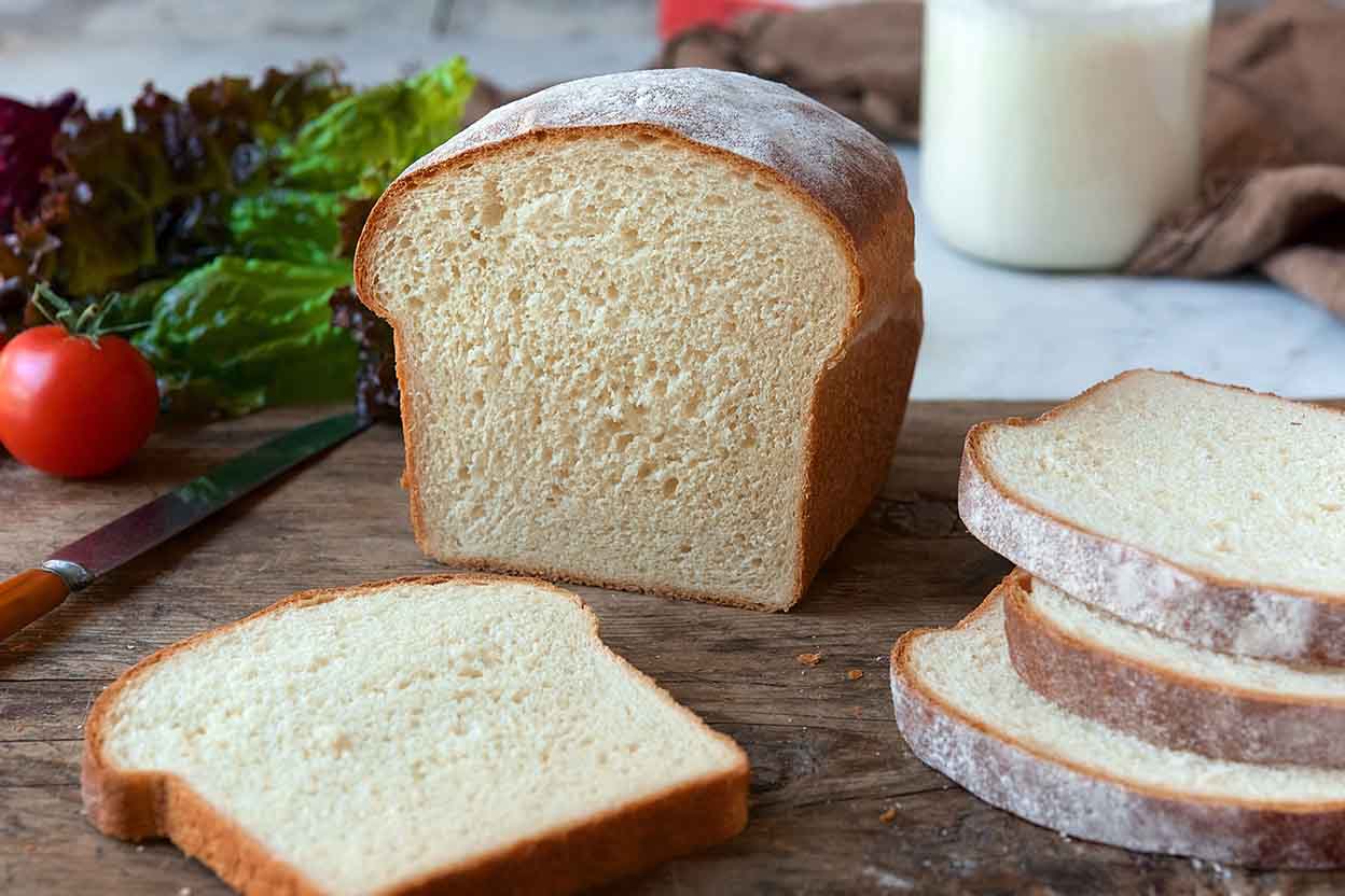 Sourdough Pan Loaf - Sliced — BREAD