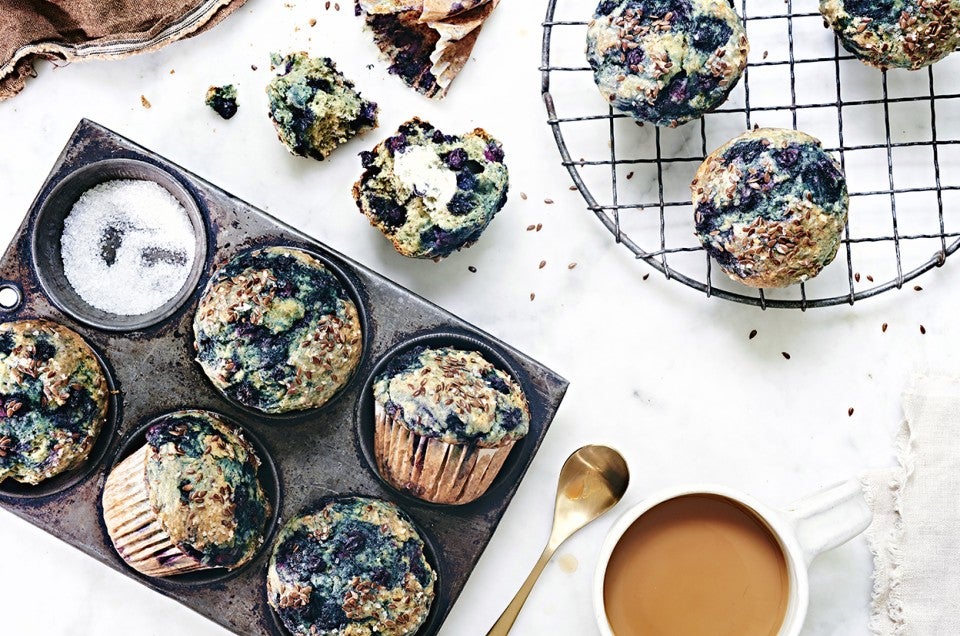 Blueberry Flax Muffins