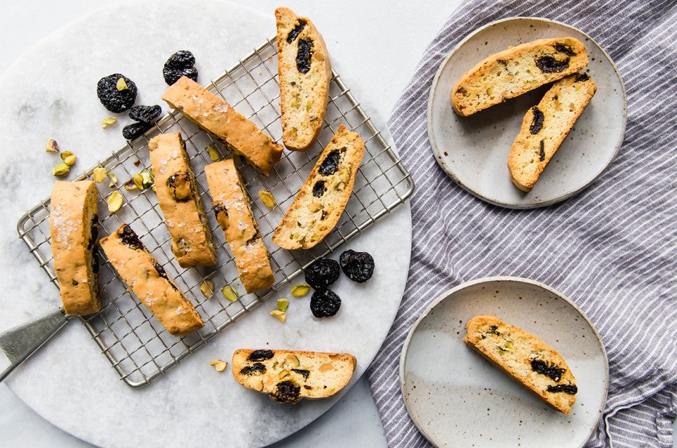 Cherry-Pistachio Biscotti