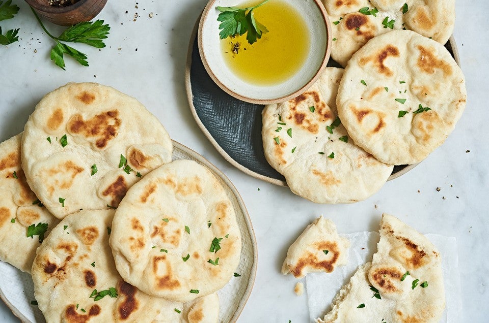 Skillet Flatbreads Recipe | King Arthur Baking