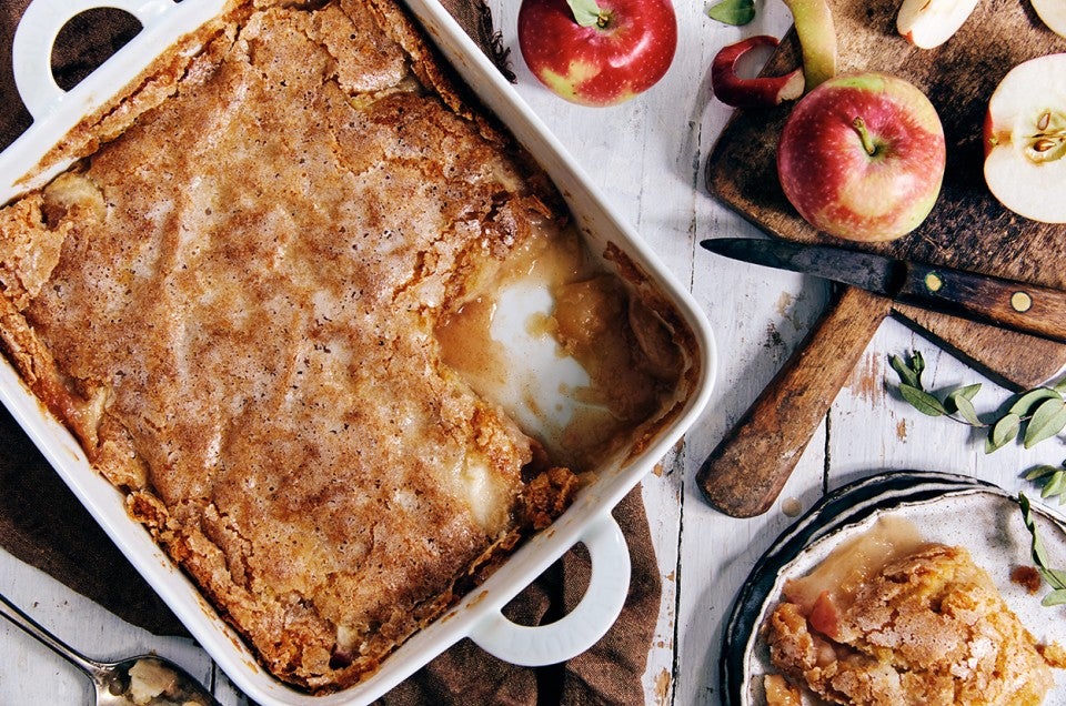 Sugar-Crusted Apple Cobbler - select to zoom