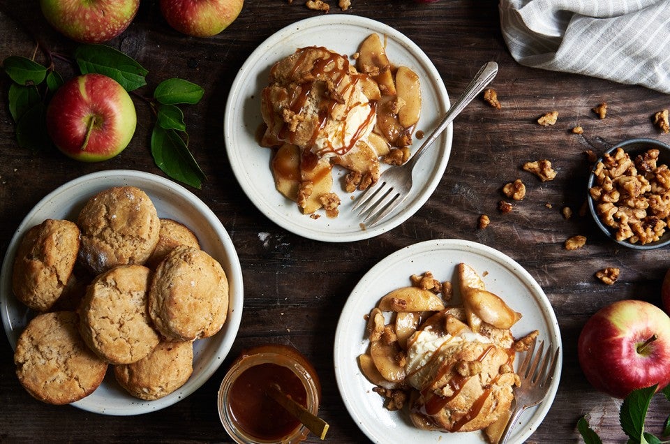 Caramel Apple Biscuits