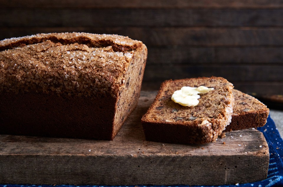 Gluten-Free Quick & Easy Banana Bread made with baking mix